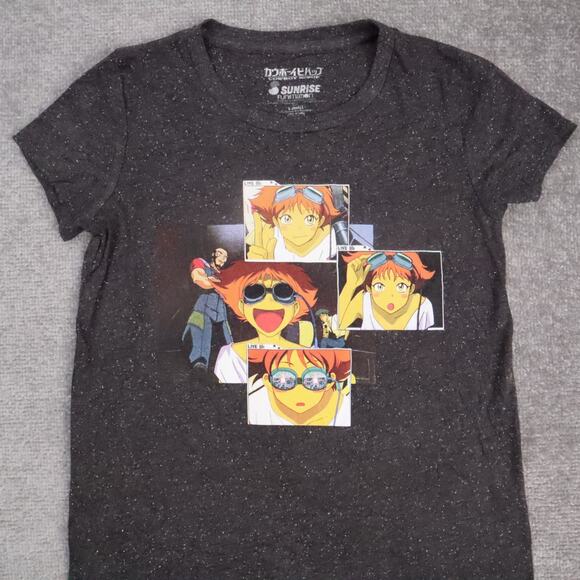 Cowboy Bebop Anime Sunrise Funimation XS Gray Short Sleeve T-Shirt - Picture 5 of 10